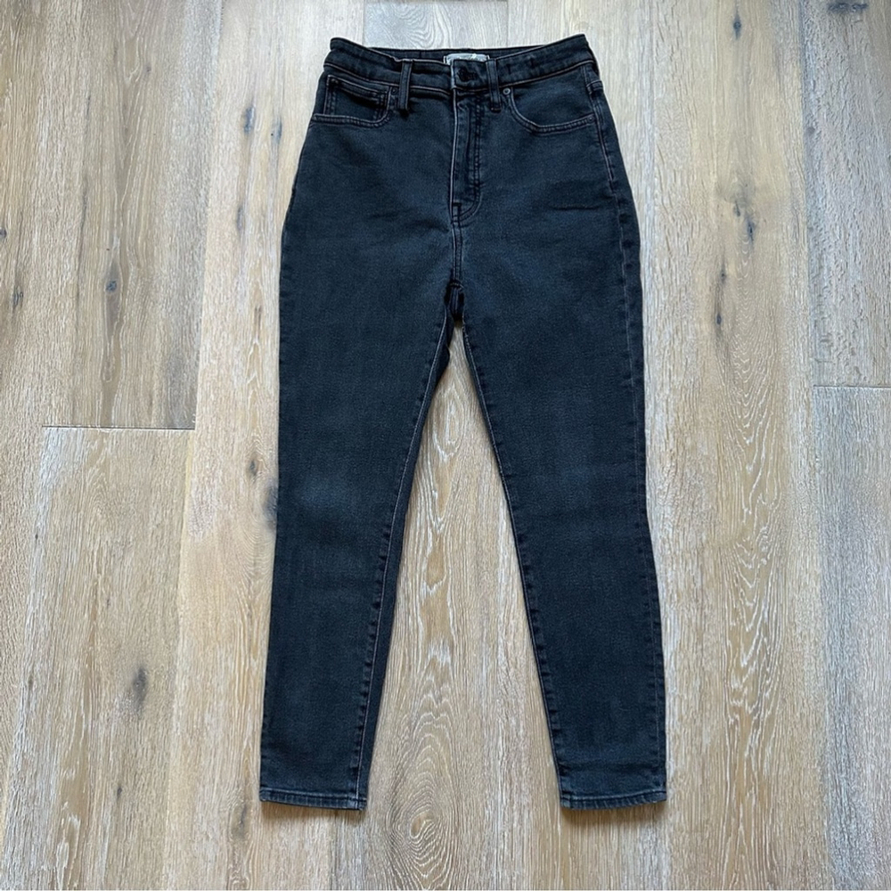 Madewell Petite Curvy High-Rise Skinny Jeans in Starkey Wash - Size P27 - Picture 15 of 16